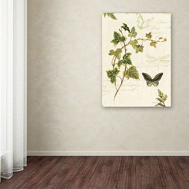 Trademark Fine Art Ivies and Ferns IV Canvas Wall Art