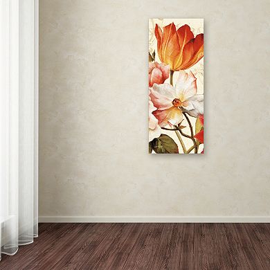 Trademark Fine Art Poesie Florale Panel I Canvas Wall Art