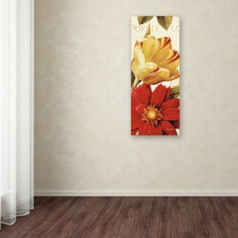 Trademark Fine Art Poesie Florale Panel II Canvas Wall Art