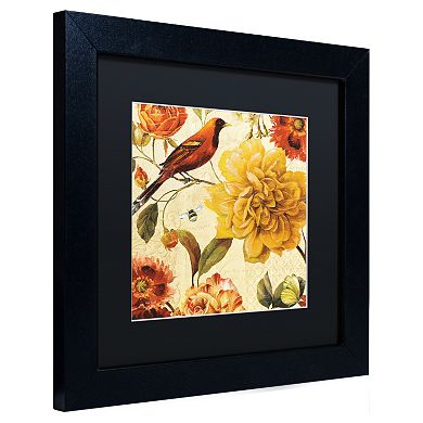 Trademark Fine Art Rainbow Garden Spice II Black Framed Wall Art
