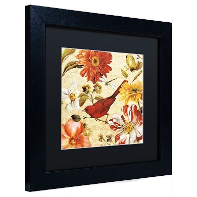 Trademark Fine Art Rainbow Garden Spice III Black Framed Wall Art