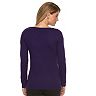 Women's Dana Buchman Ribbed Scoopneck Sweater