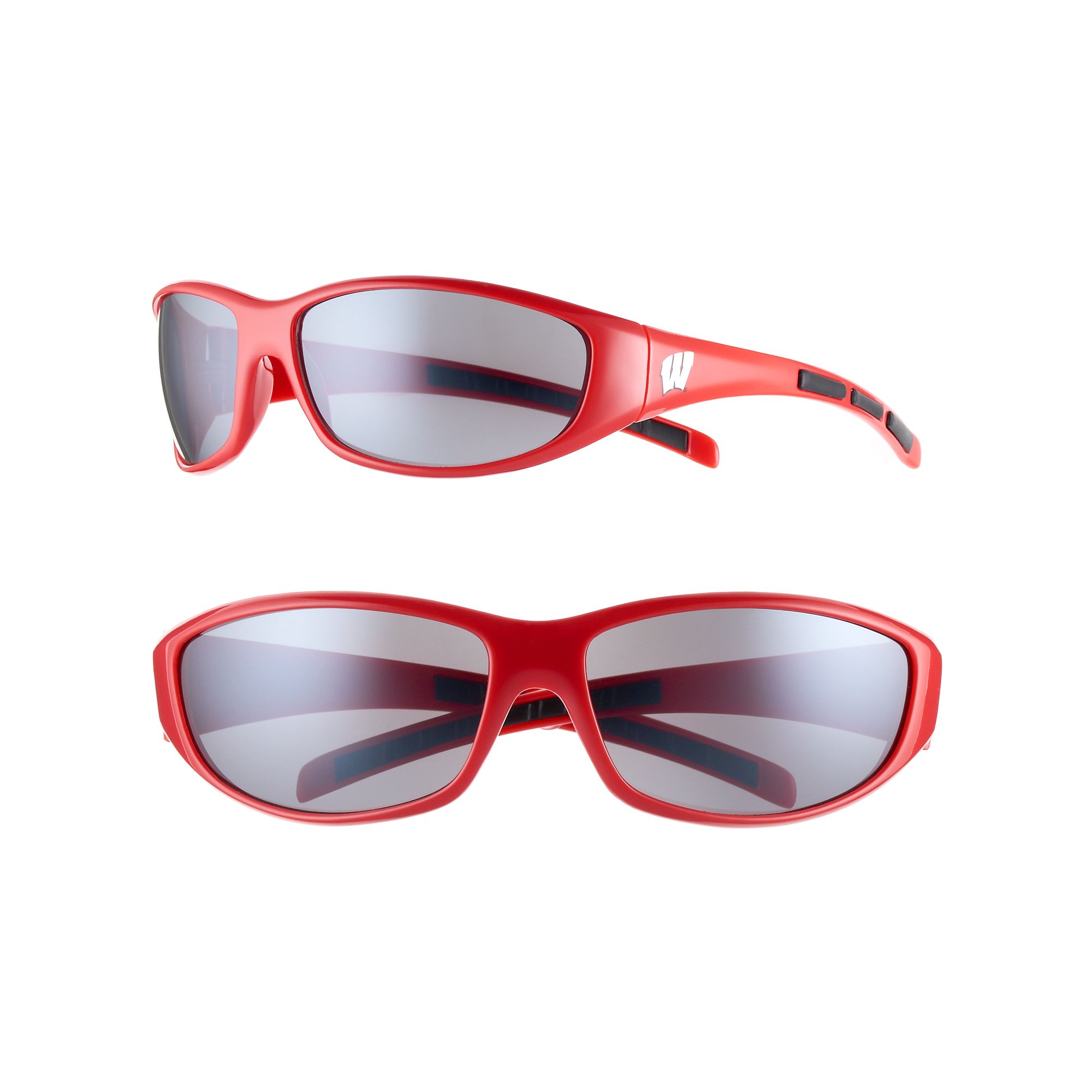 Adult Wisconsin Badgers Wrap Sunglasses, Team