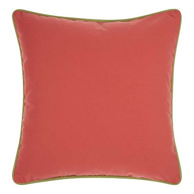 Mina Victory 3-color Corded Solid Indoor / Outdoor Throw Pillow