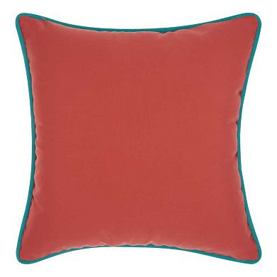 Mina Victory 3-color Corded Solid Indoor / Outdoor Throw Pillow
