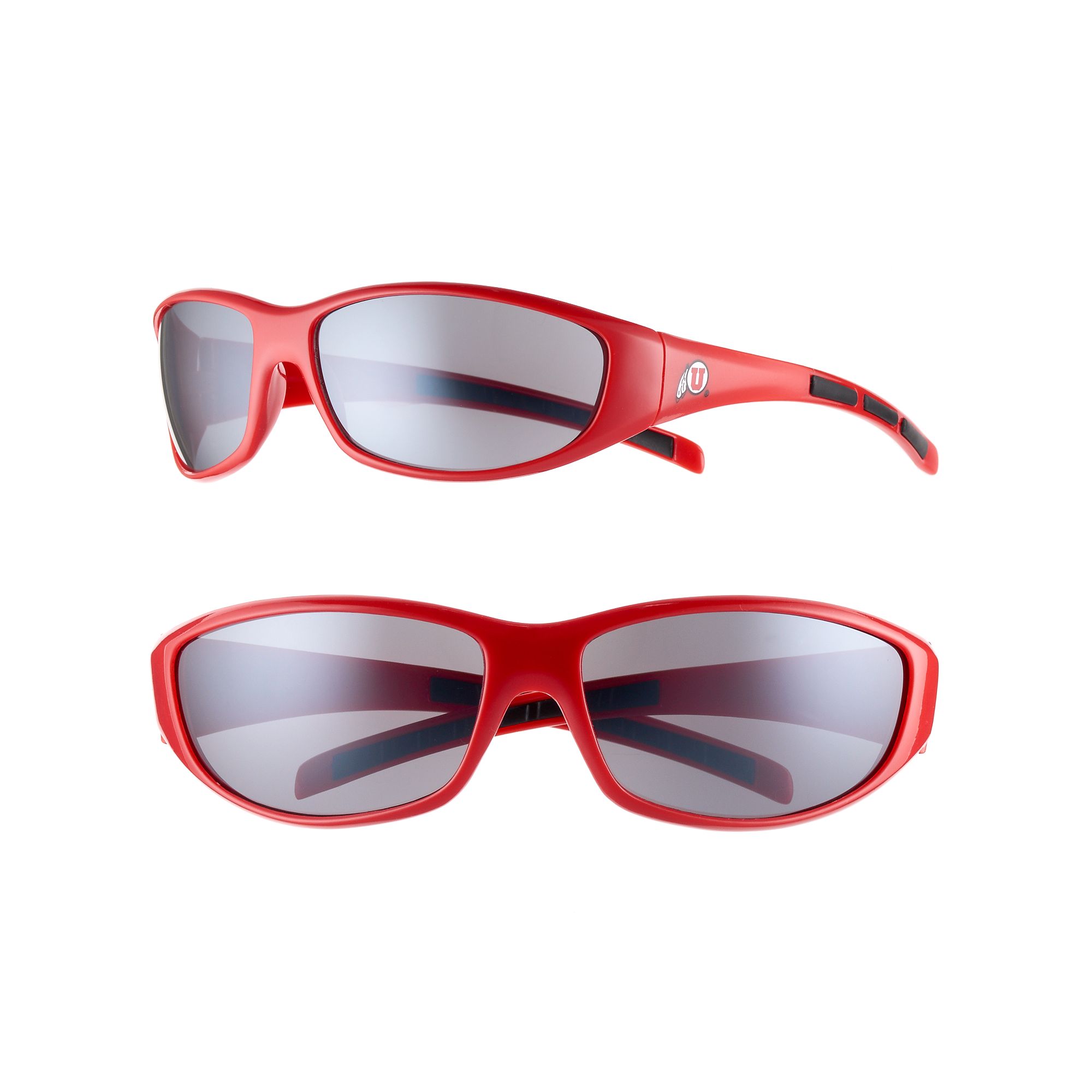 Adult Utah Utes Wrap Sunglasses, Ute Team