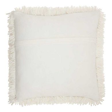 Mina Victory Lush Yarn Shag Throw Pillow