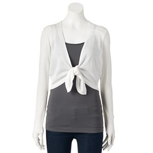 Women's Apt. 9® Tie Front Shrug