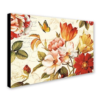 Trademark Fine Art Poesie Florale III Canvas Wall Art