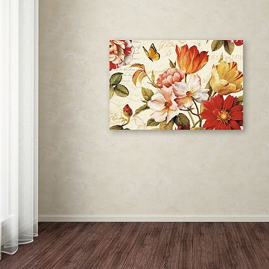 Trademark Fine Art Poesie Florale III Canvas Wall Art