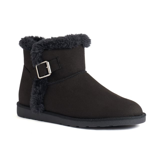 Kohls fuzzy outlet boots