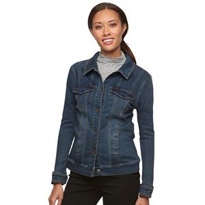Women's Gloria Vanderbilt Faux-Denim Jacket