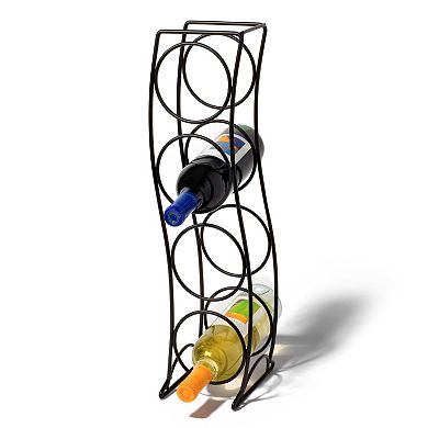 Spectrum Curve 4-Bottle Wine Rack