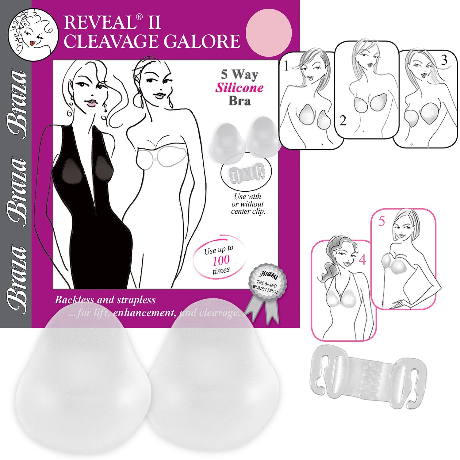 braza clear reveal bra