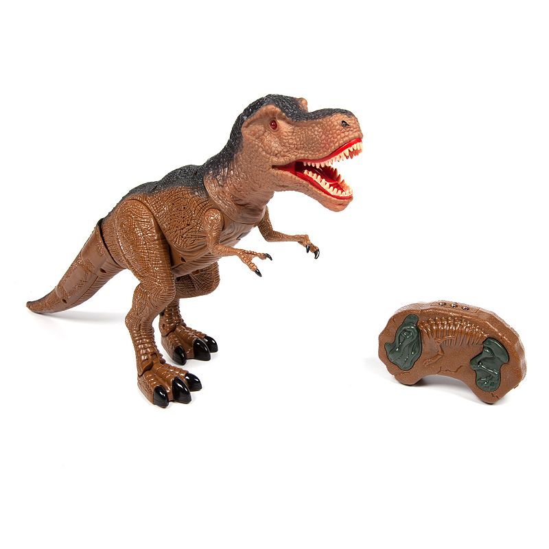 Dino World Remote Control Tyrannosaurus Rex by World Tech Toys, Multicolor