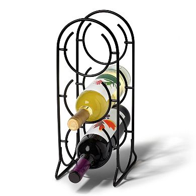 Spectrum Horseshoe 3-Bottle Wine Rack