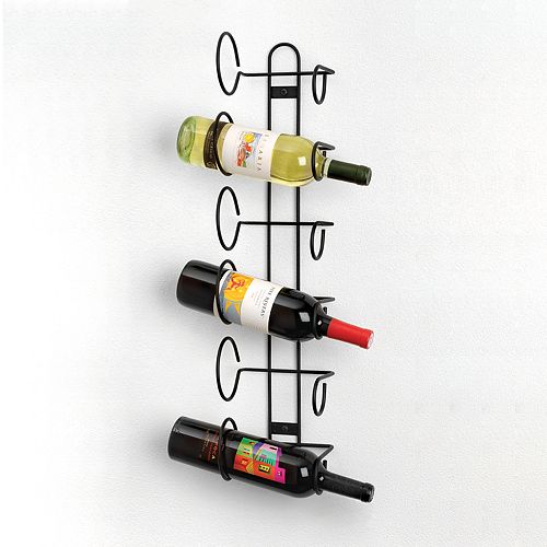 6 bottle wall wine rack