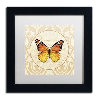 Trademark Fine Art End of Summer IV Black Framed Wall Art