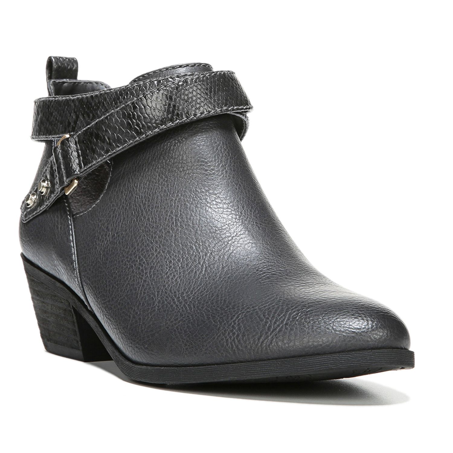 dr scholl's black ankle boots