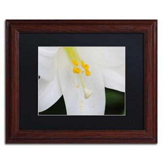 Trademark Fine Art Adore You Wood Finish Framed Wall Art