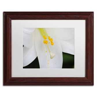 Trademark Fine Art Adore You Wood Finish Framed Wall Art
