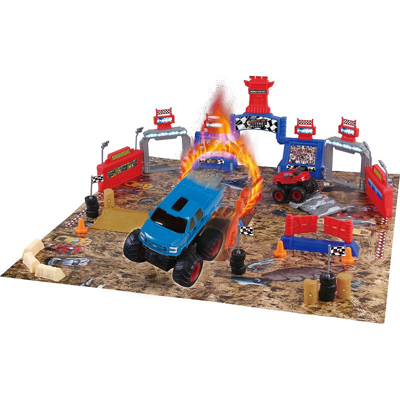 Ford Monster Truck Mayhem Playset 54-pc. Set by World Tech Toys, Multicolor