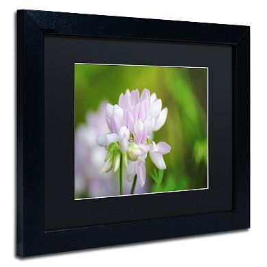 Trademark Fine Art Calm Heart Black Framed Wall Art