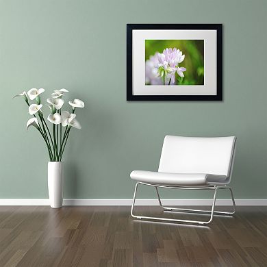Trademark Fine Art Calm Heart Black Framed Wall Art