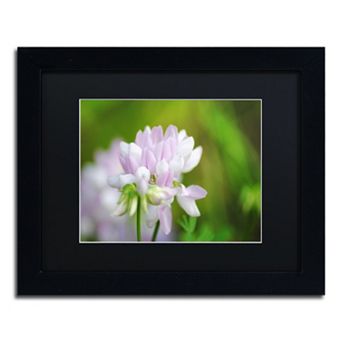 Trademark Fine Art Calm Heart Black Framed Wall Art