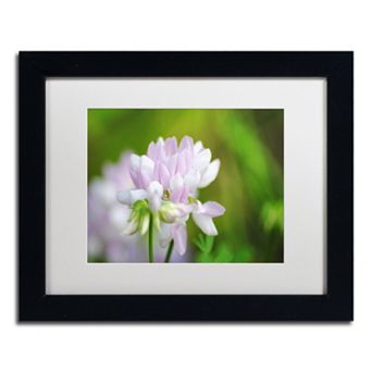 Trademark Fine Art Calm Heart Black Framed Wall Art