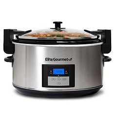 Elite Gourmet - 1.6qt. Deep Fryer - Stainless Steel