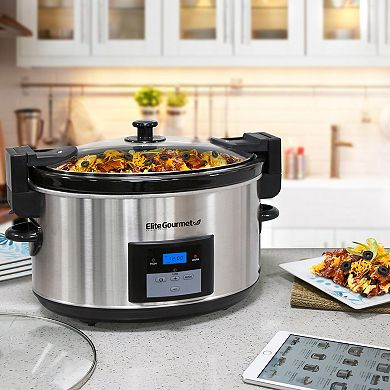 Elite Platinum 8.5-qt. Programmable Slow Cooker