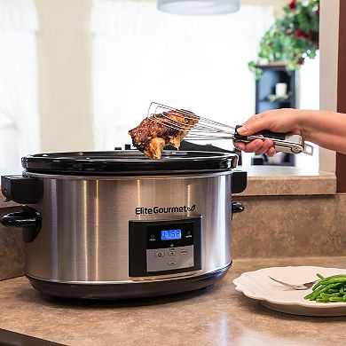 Elite Platinum 8.5-qt. Programmable Slow Cooker