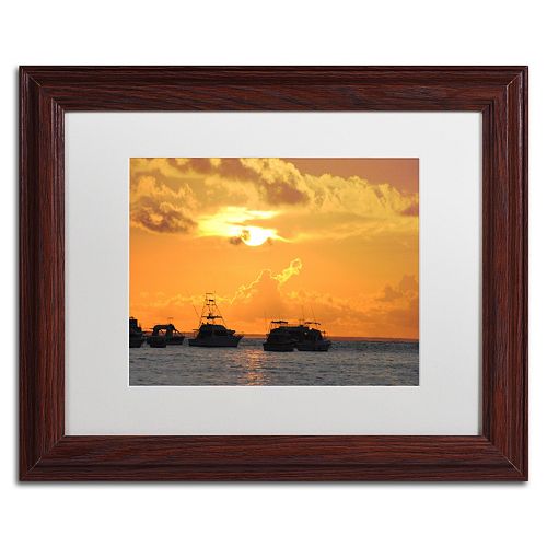 Trademark Fine Art Dreamily Wood Finish Framed Wall Art