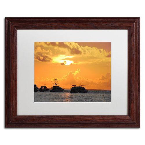 Trademark Fine Art Dreamily Wood Finish Framed Wall Art