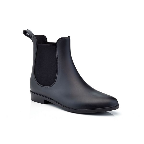 Henry Ferrera Women's Ankle Rain Boots With Elastic Design 