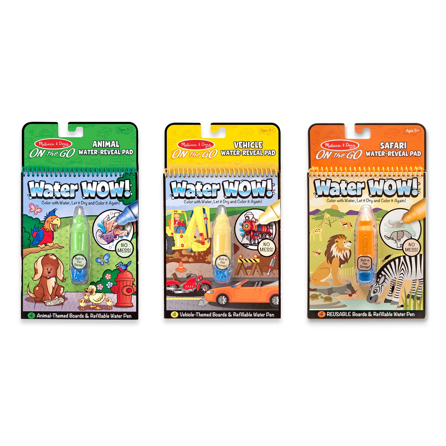 melissa and doug water wow dinosaur