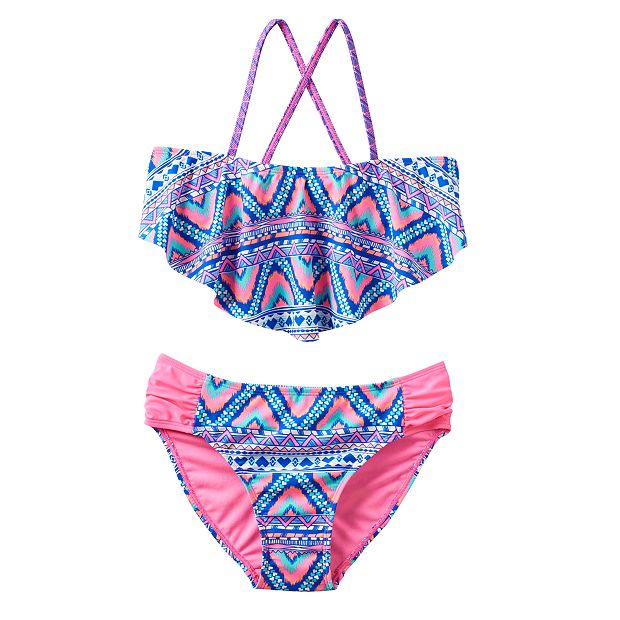 Printed Bikini Underwear 7-Pack for Girls