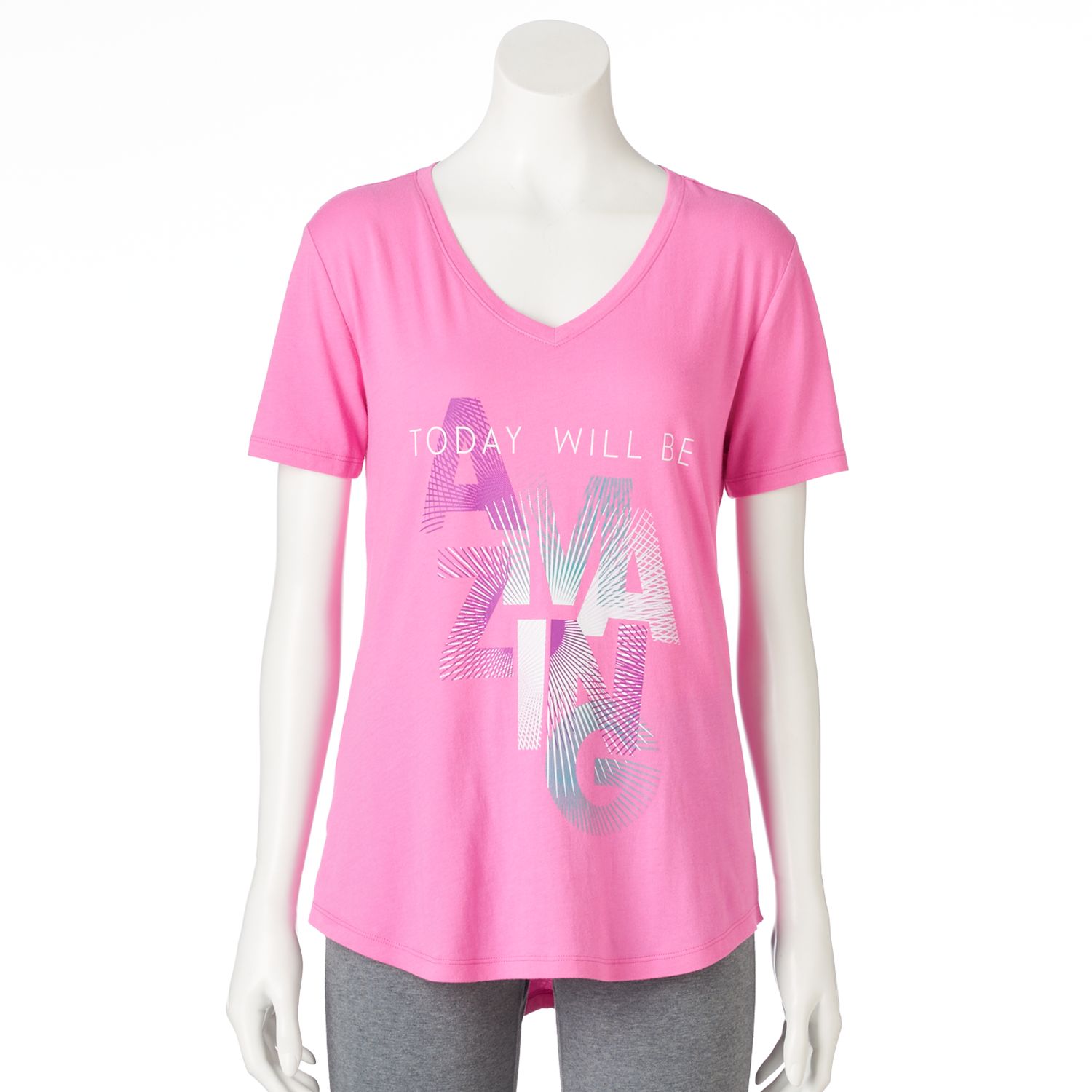 Tek Gear pink drytek t-shirt, XL  Clothes design, Shirts, Plus