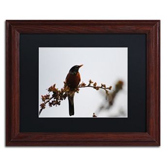 Trademark Fine Art Guardian Wood Finish Framed Wall Art