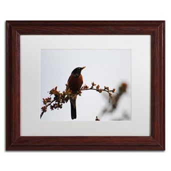 Trademark Fine Art Guardian Wood Finish Framed Wall Art