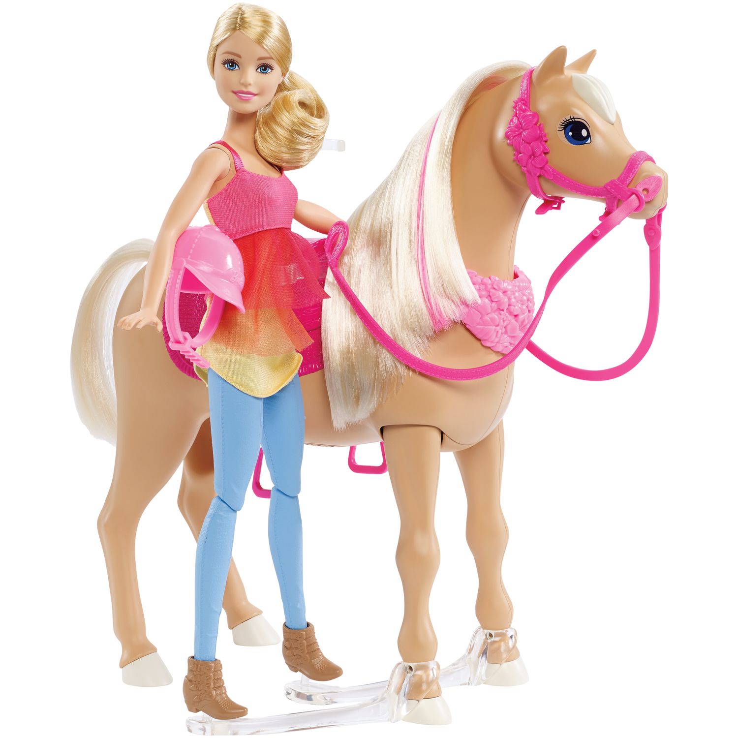 barbie doll horse set