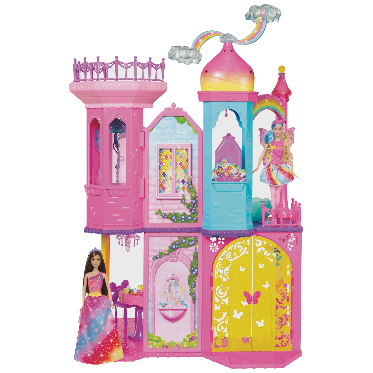 barbie dreamtopia rainbow cove princess castle playset