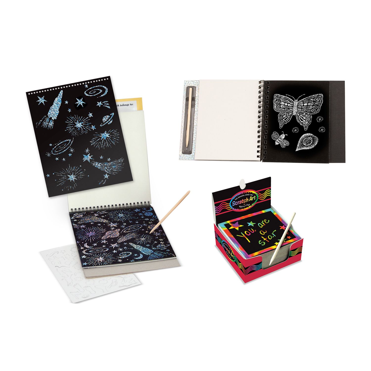 melissa and doug scratch art box
