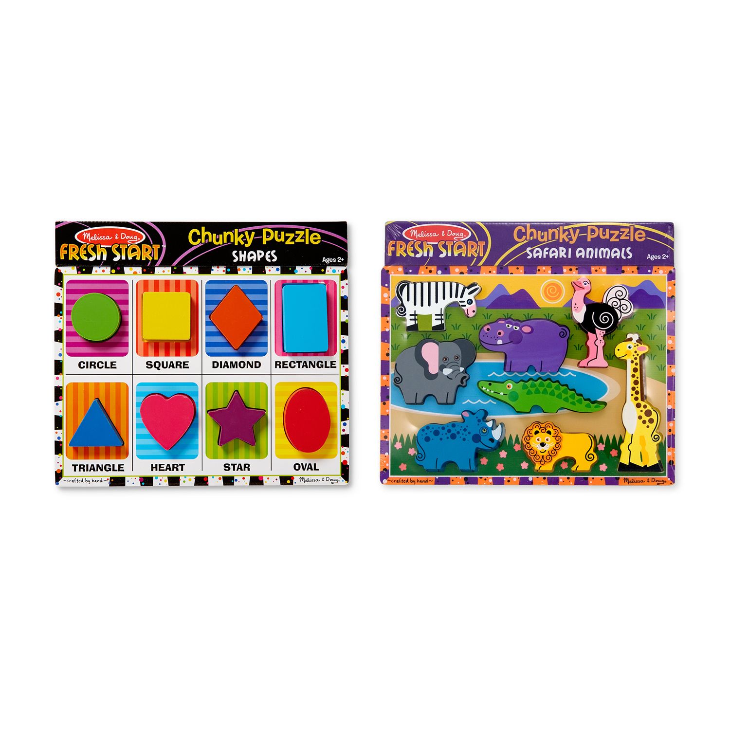 melissa & doug shapes chunky puzzle