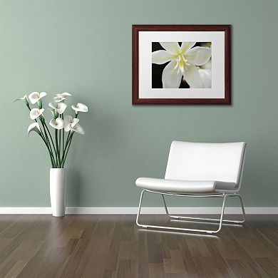 Trademark Fine Art Hope Wood Finish Framed Wall Art
