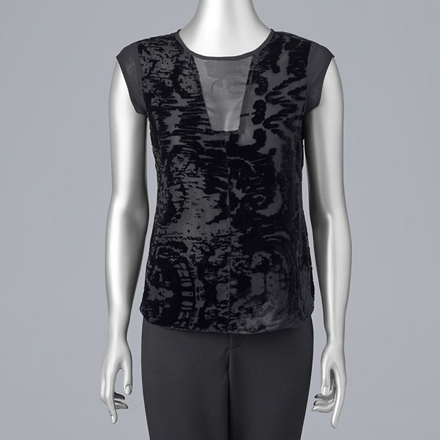 Women's Simply Vera Vera Wang Velvet Tank