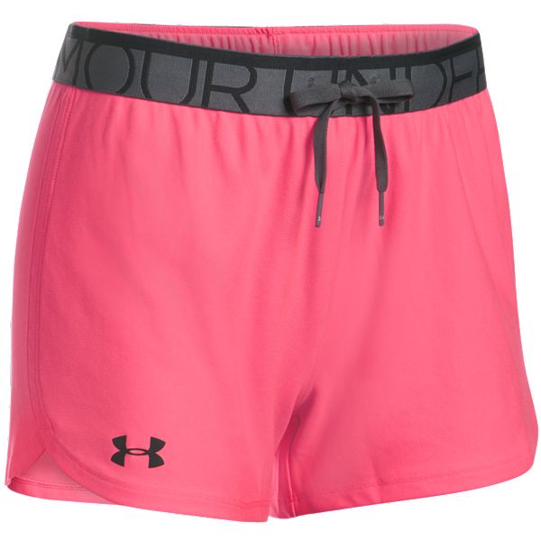 Black/Pink Shock, X-Large Under Armour Womens Play Up Short 2.0