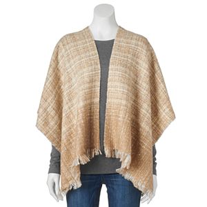 Manhattan Accessories Co. Woven Fringed Ruana
