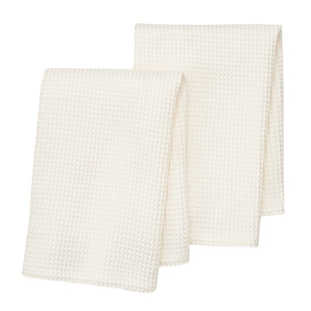 Food Network 2 Pack Sculpted Antimicrobial Kitchen Towels (Green)